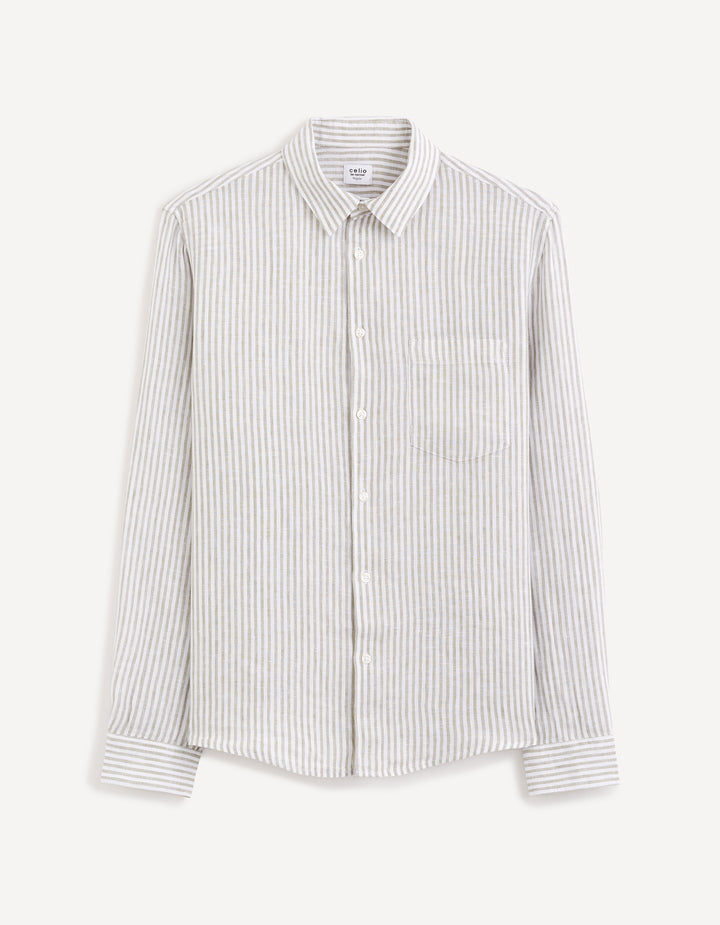 Regular shirt 100% linen