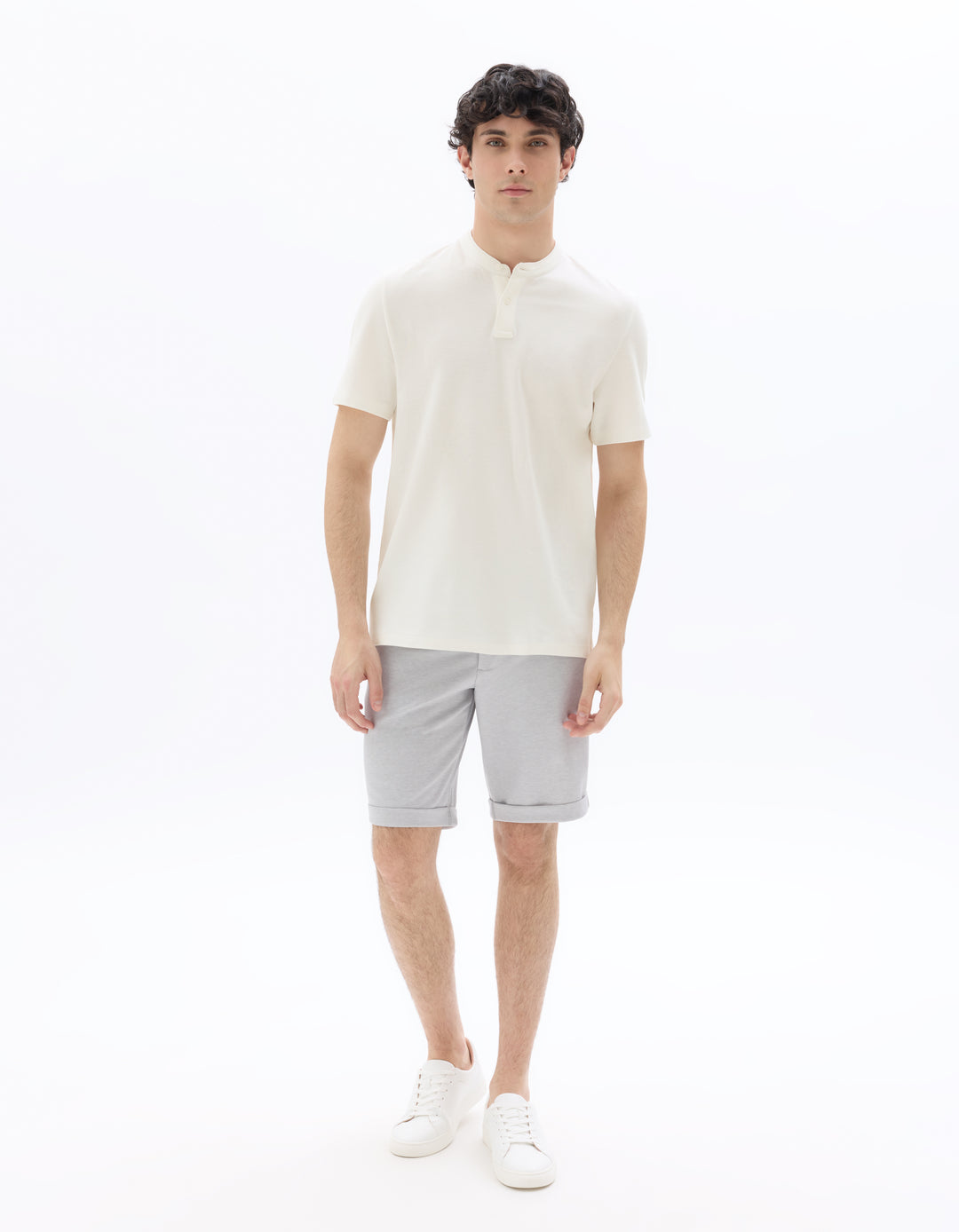 Men - Knitted - Bermuda shorts