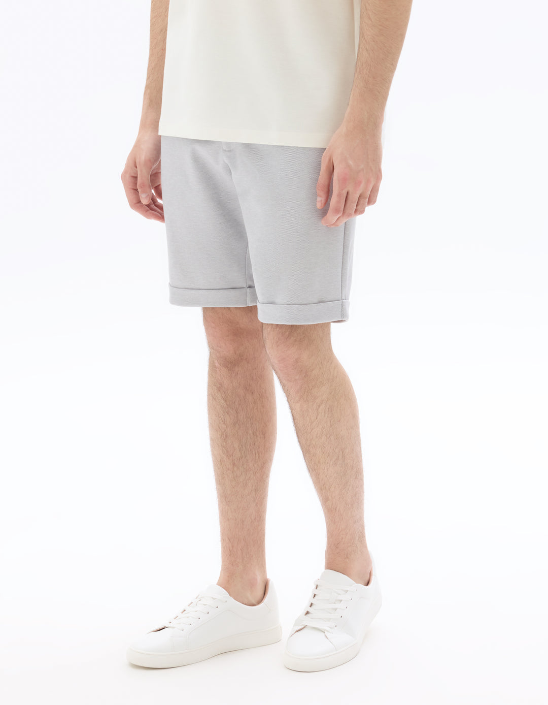 Men - Knitted - Bermuda shorts