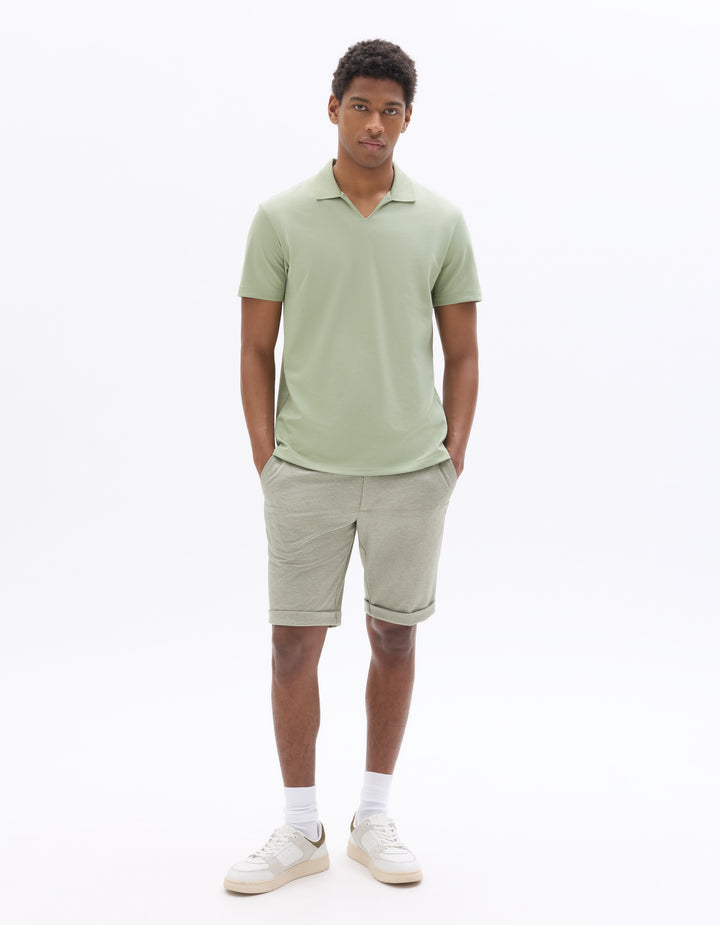 Men - Knitted - Bermuda shorts