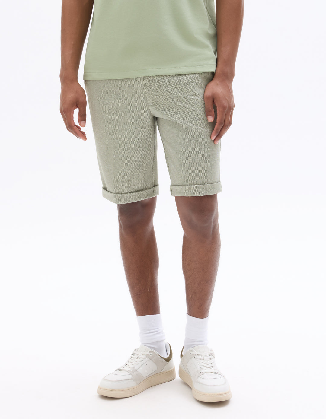 Men - Knitted - Bermuda shorts