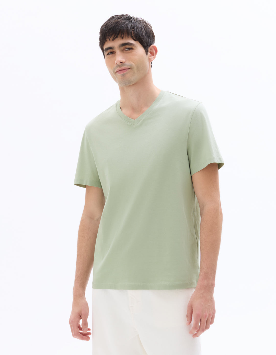 Unisex - Knitted - T-Shirt - Short sleeves - U / V / round neck