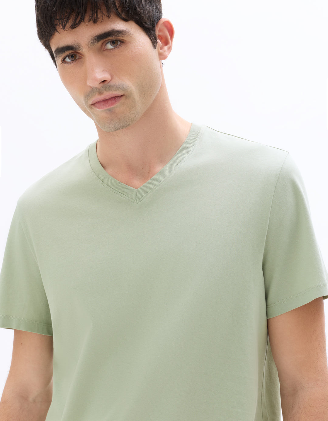 Unisex - Knitted - T-Shirt - Short sleeves - U / V / round neck