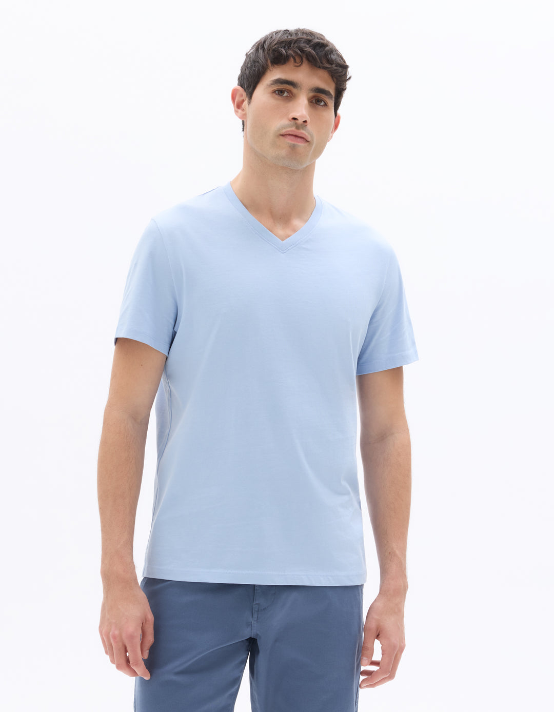 Unisex - Knitted - T-Shirt - Short sleeves - U / V / round neck