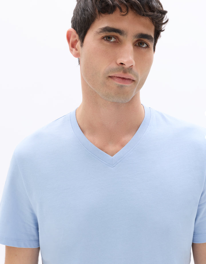 Unisex - Knitted - T-Shirt - Short sleeves - U / V / round neck