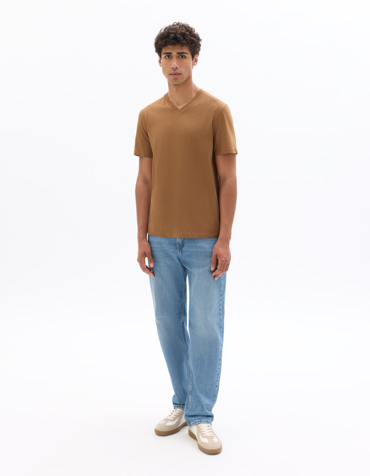 Unisex - Knitted - T-Shirt - Short sleeves - U / V / round neck