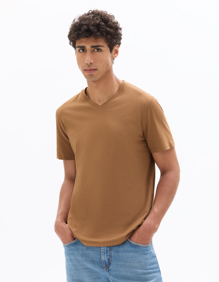 Unisex - Knitted - T-Shirt - Short sleeves - U / V / round neck
