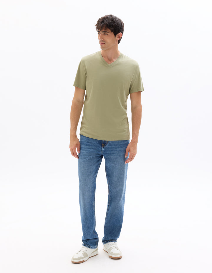 Unisex - Knitted - T-Shirt - Short sleeves - U / V / round neck