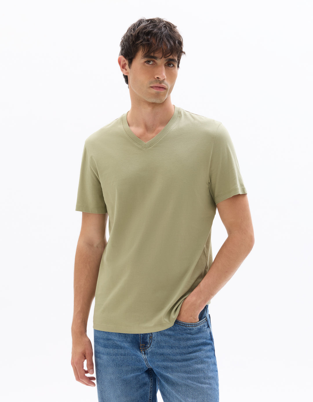 Unisex - Knitted - T-Shirt - Short sleeves - U / V / round neck