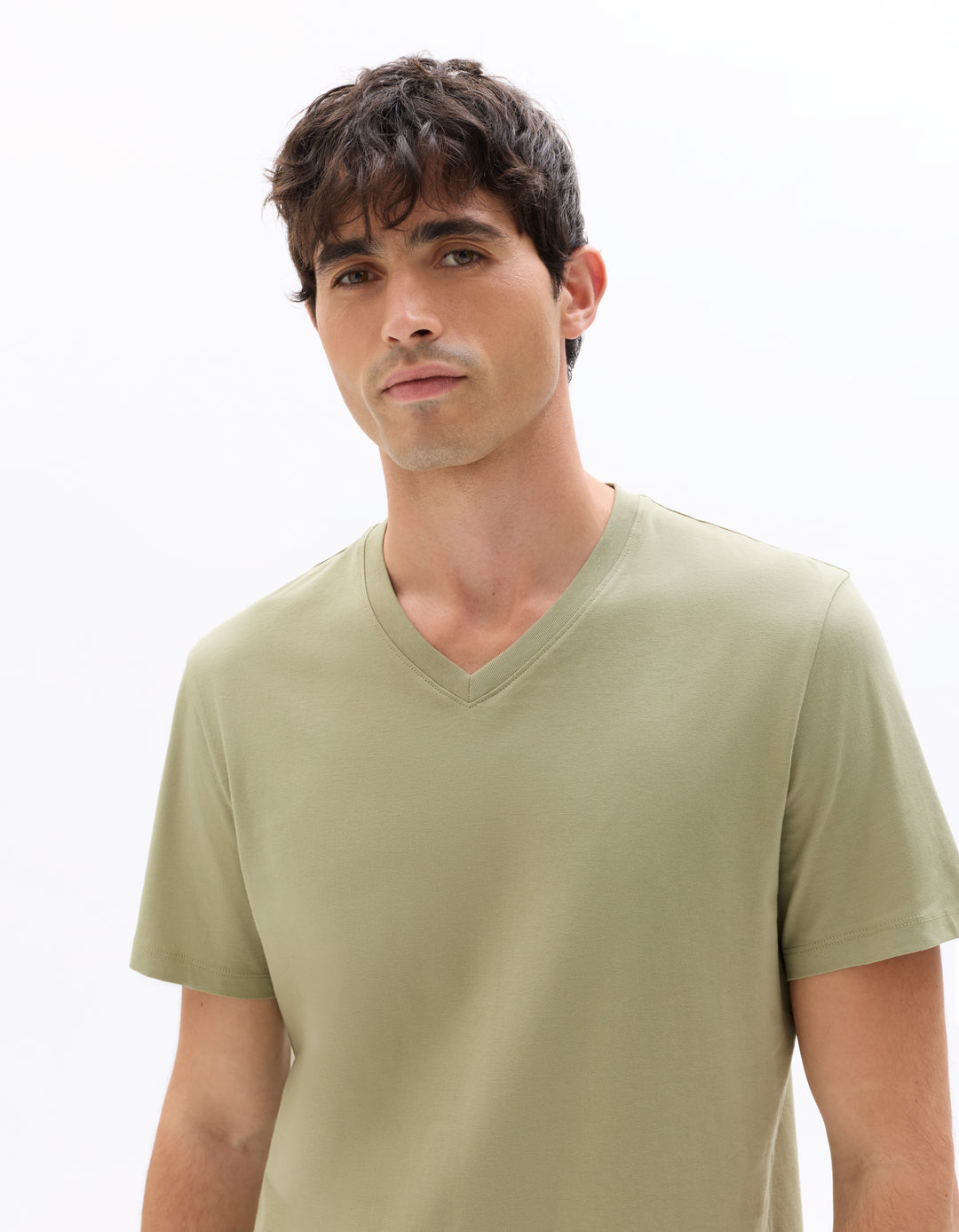 Unisex - Knitted - T-Shirt - Short sleeves - U / V / round neck
