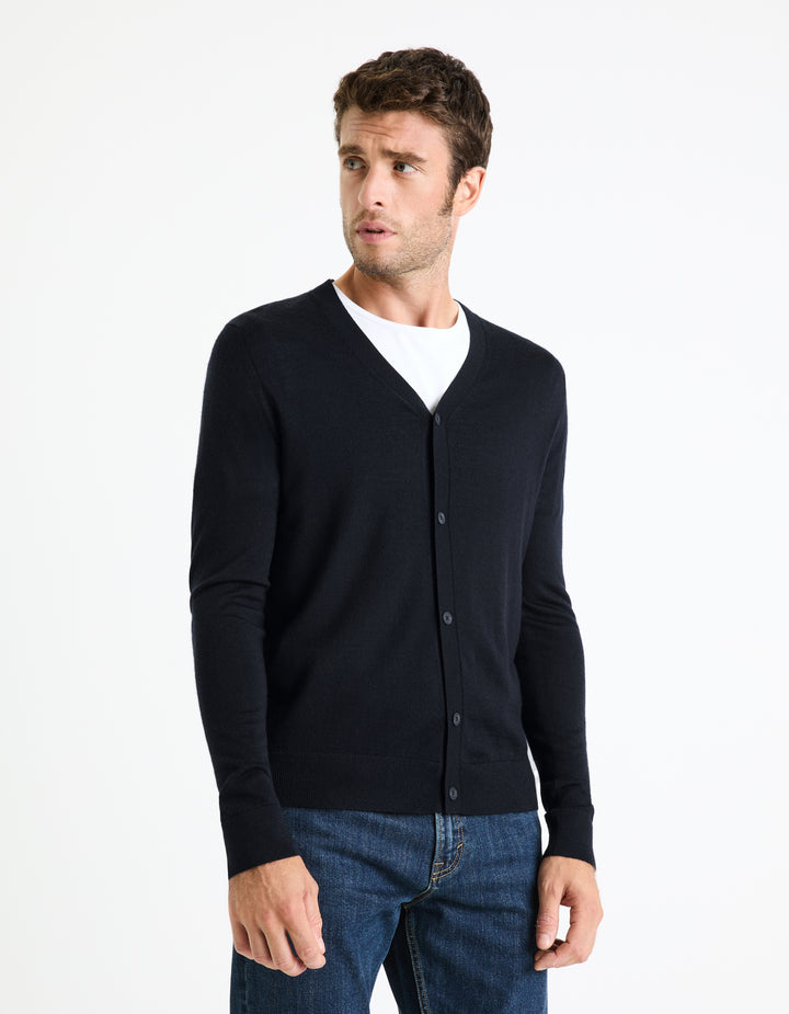 Men - Knitted - Sweater - Long sleeves