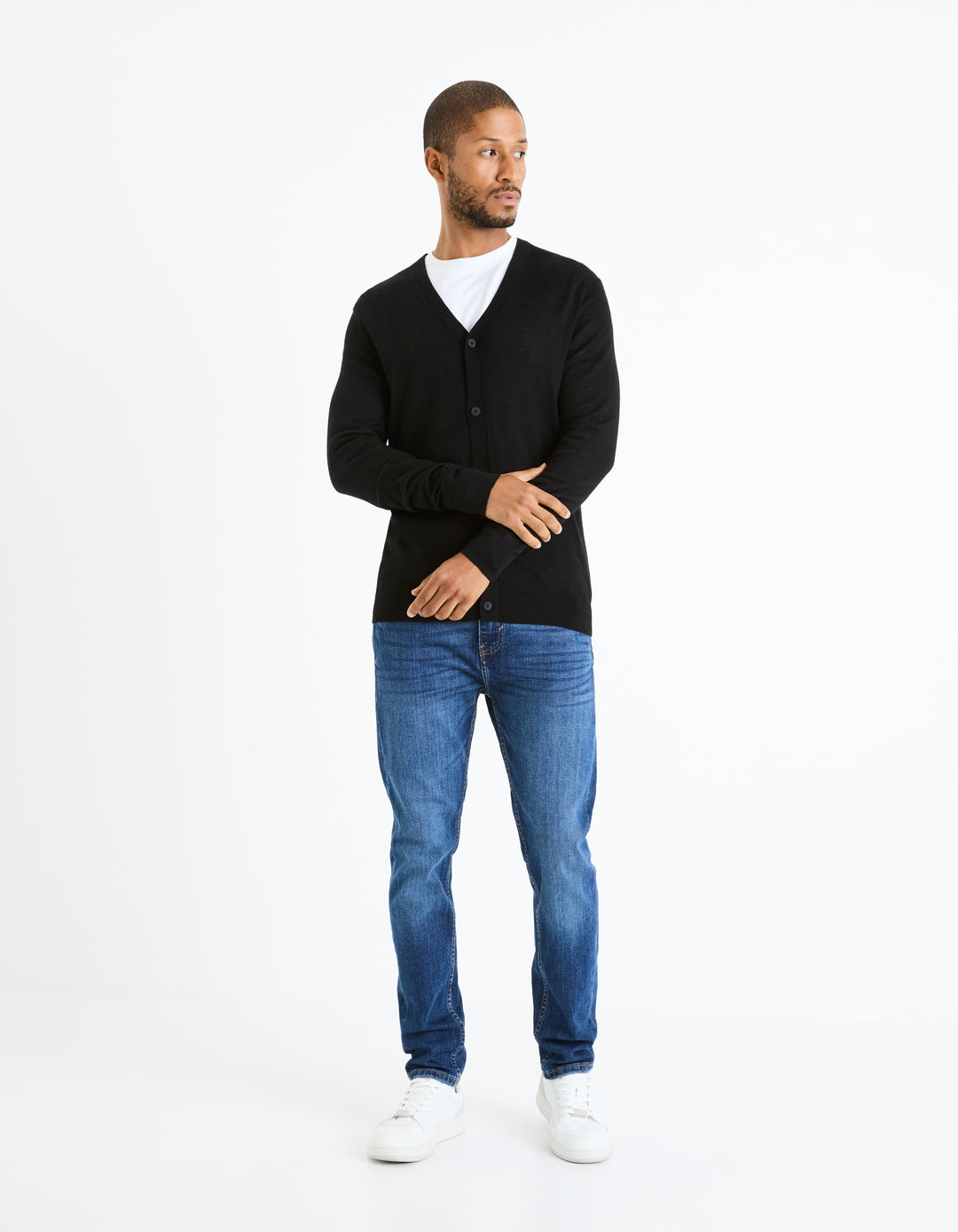 Men - Knitted - Sweater - Long sleeves
