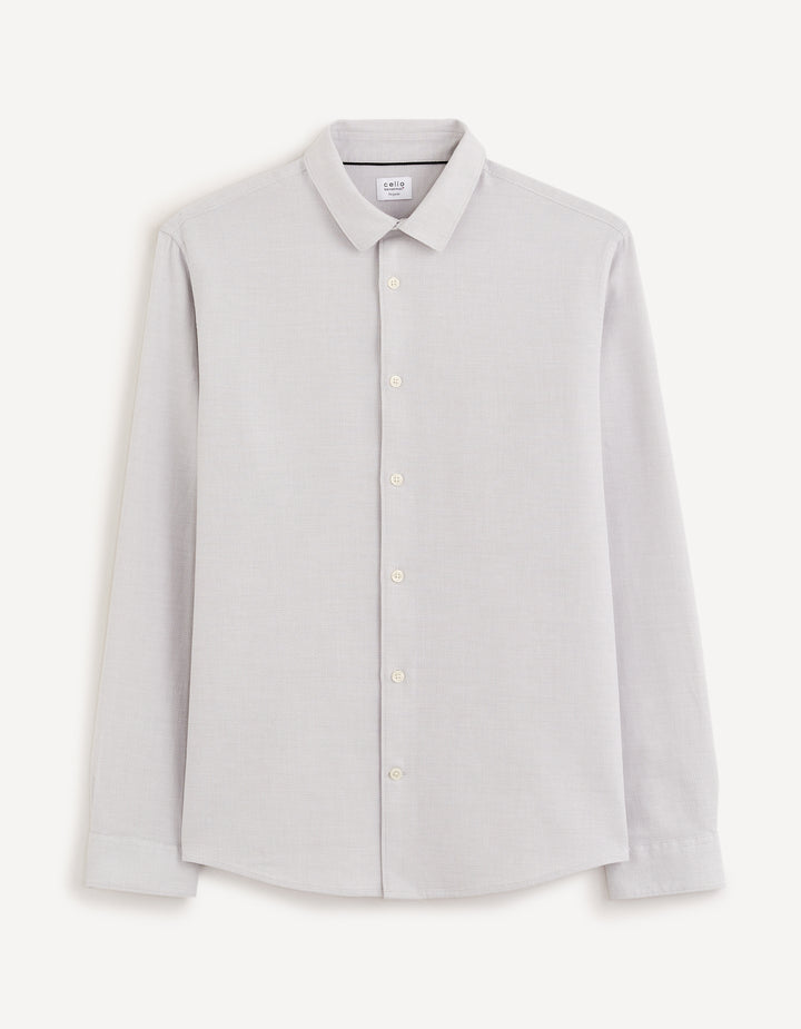 Regular 100% cotton shirt