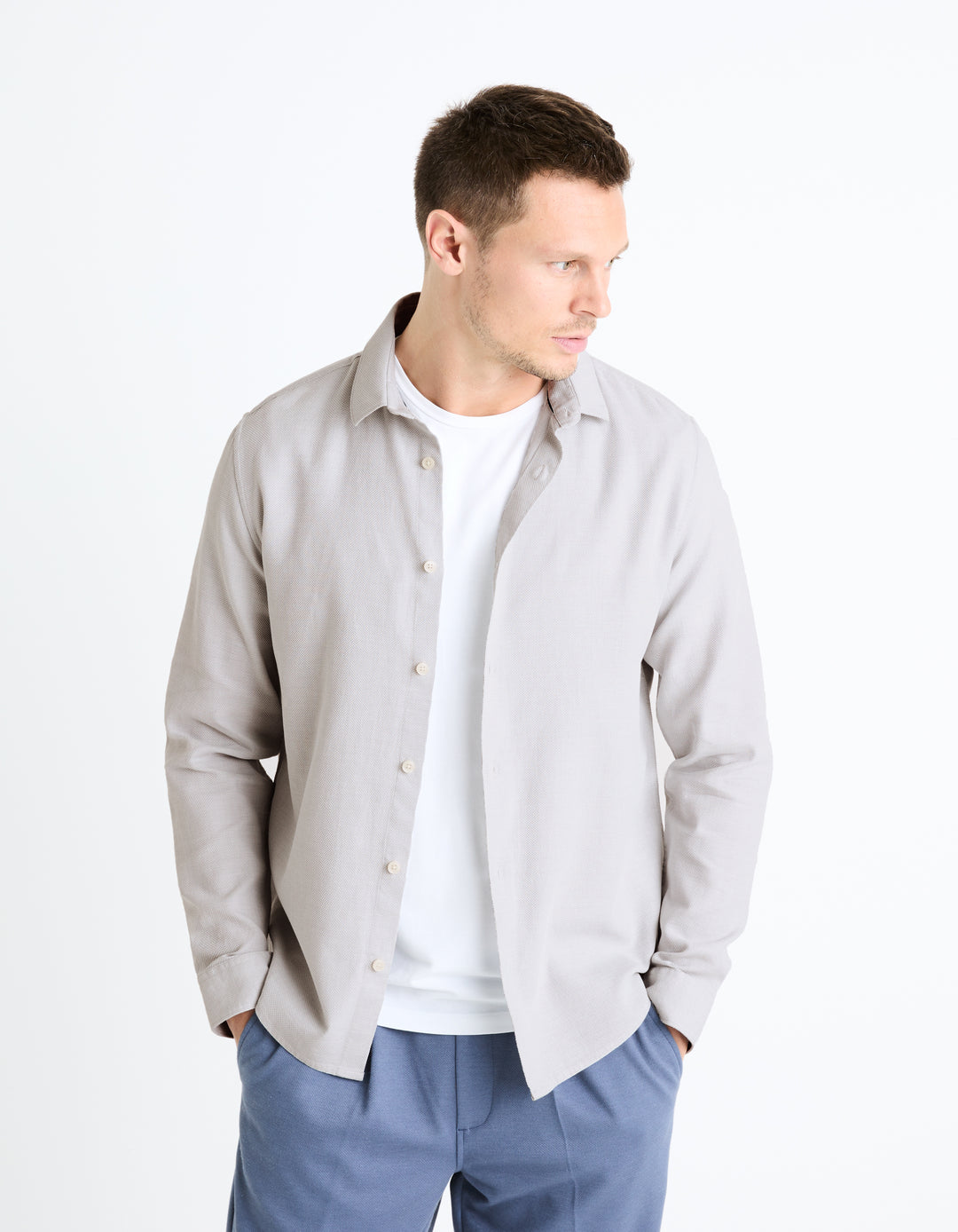 Regular 100% cotton shirt