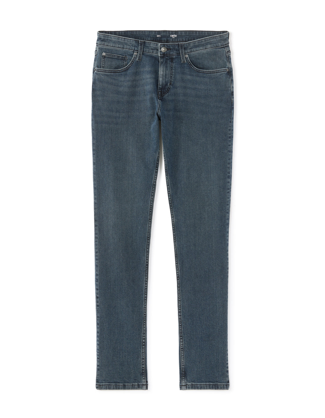 Slim stretch cotton jeans