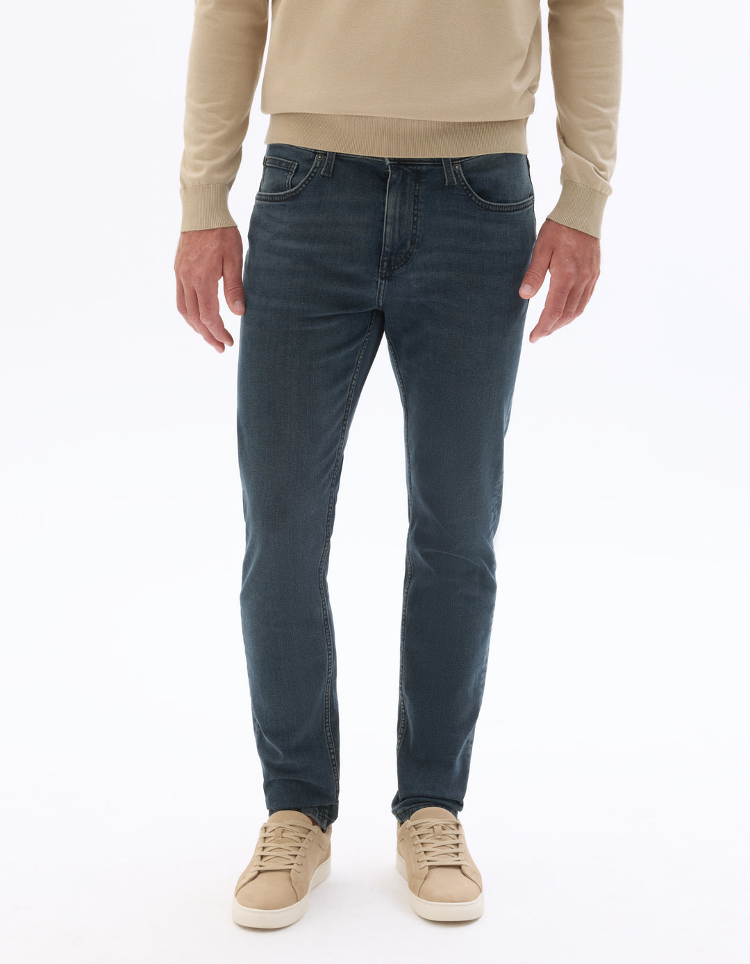 Slim stretch cotton jeans