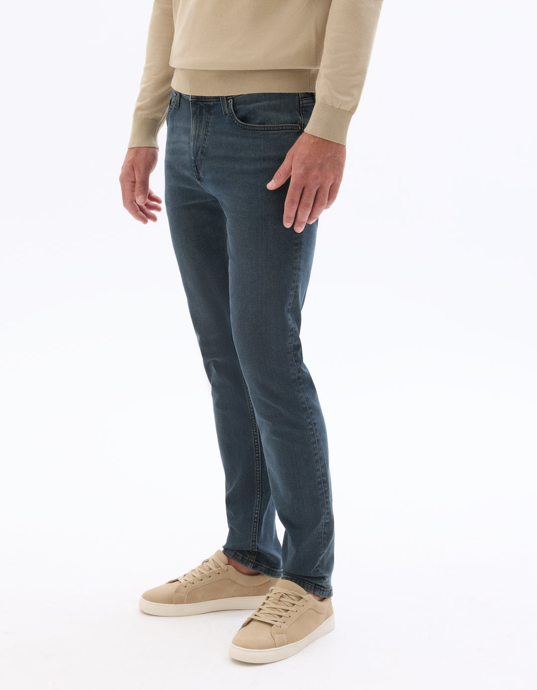 Slim stretch cotton jeans