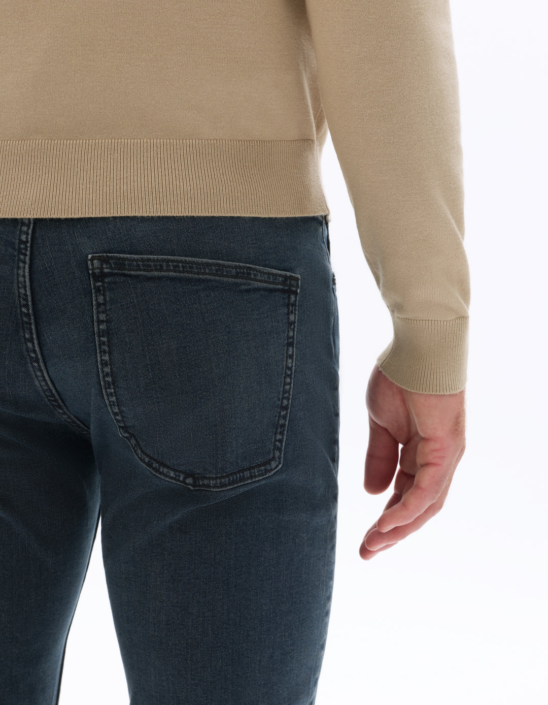 Slim stretch cotton jeans