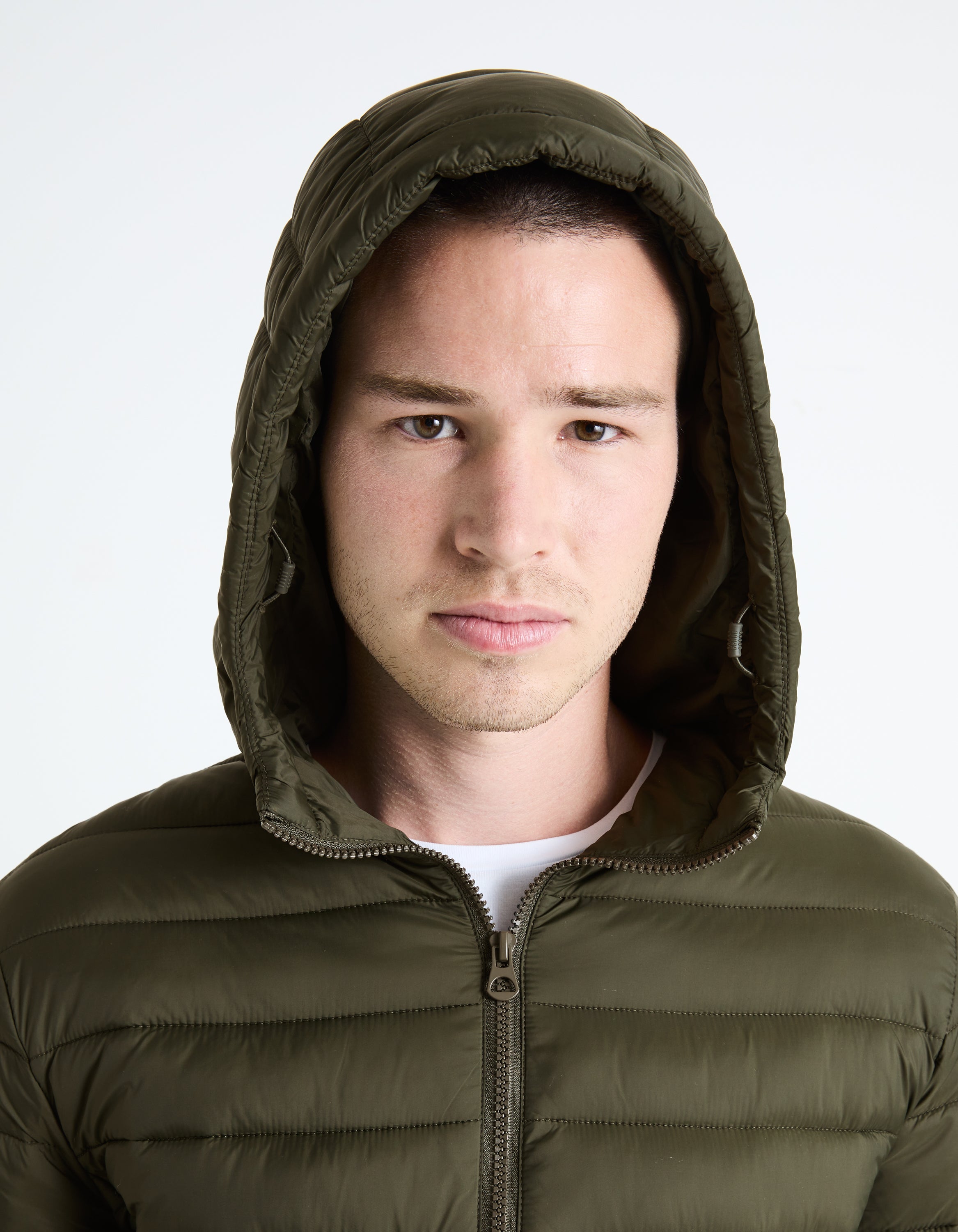 Lightweight padded jacket with hood – Square Deal Lightweight padded jacket with hood – Square Deal