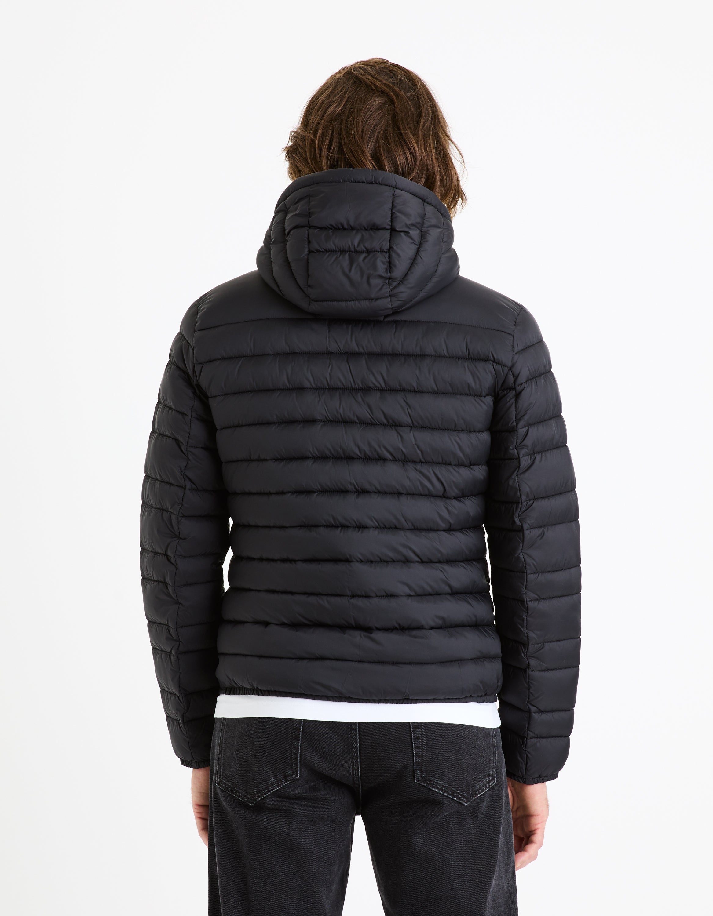 Lightweight padded jacket with hood – Square Deal Lightweight padded jacket with hood – Square Deal