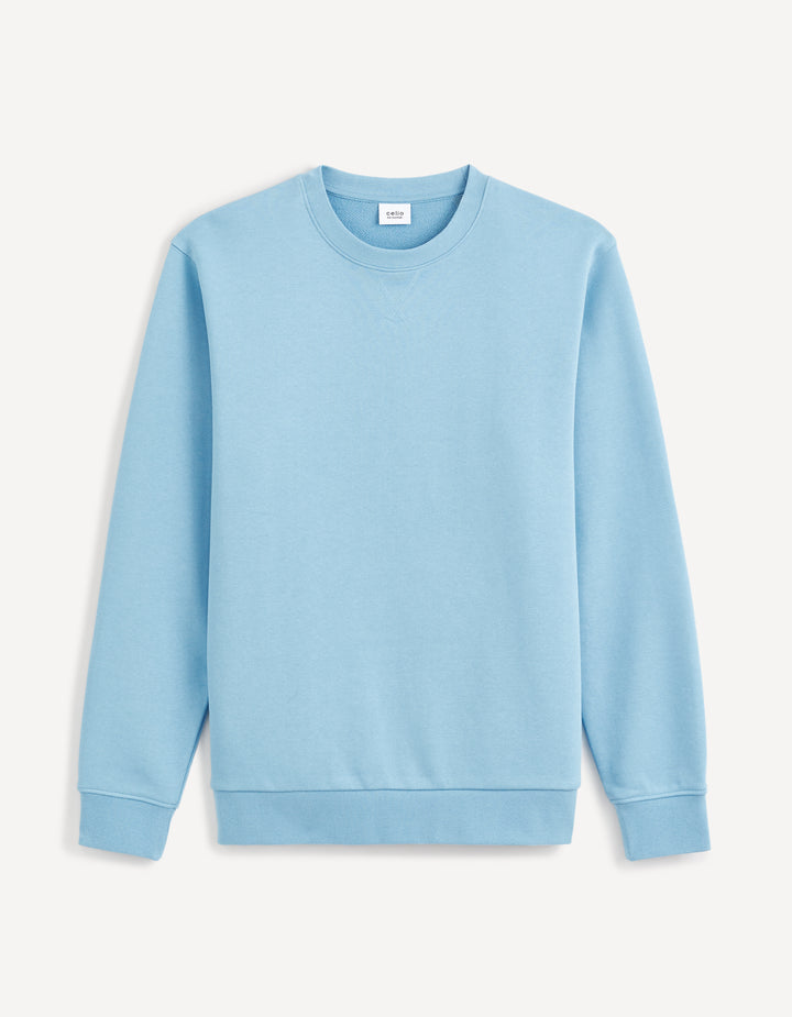 100% cotton round neck sweatshirt