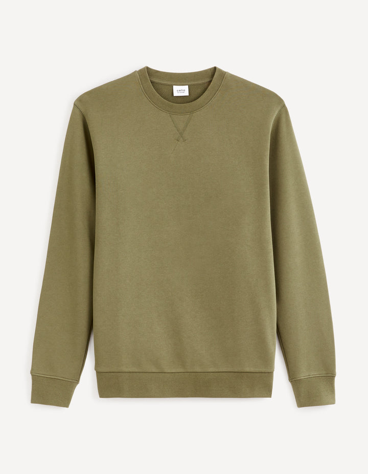 100% cotton round neck sweatshirt