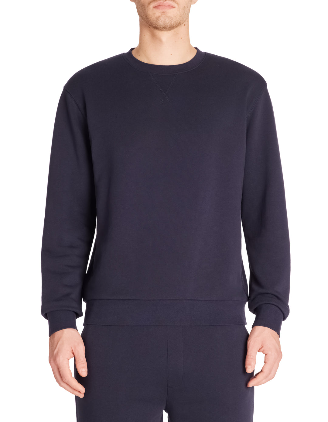 100% cotton round neck sweatshirt