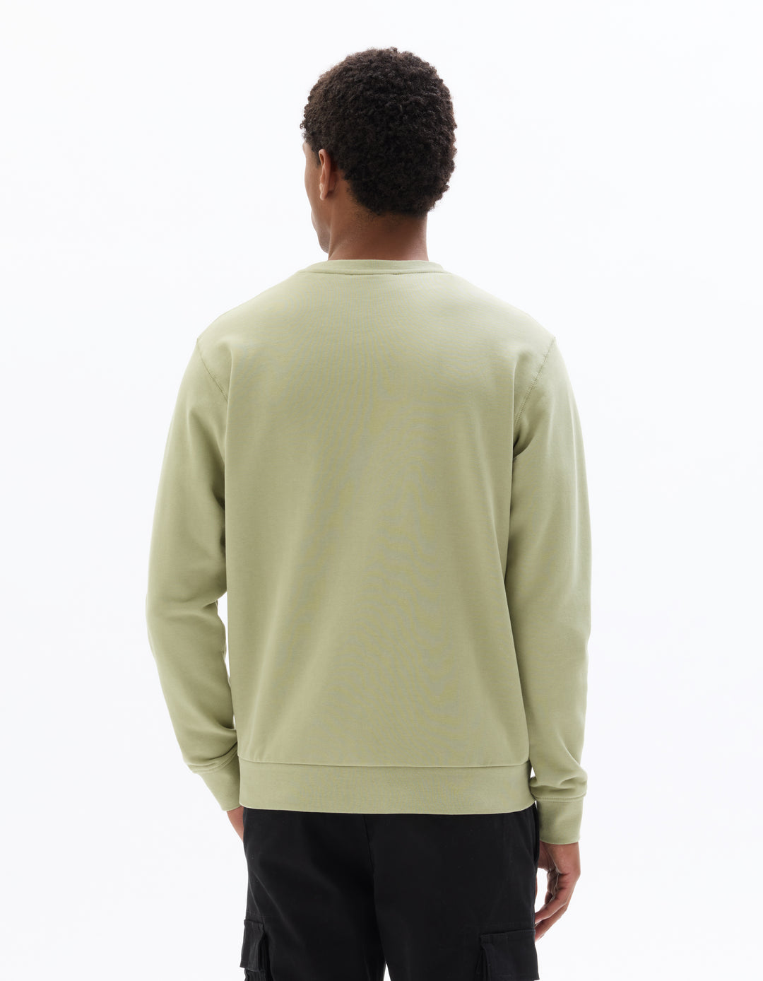Regular round neck sweatshirt 100% cotton