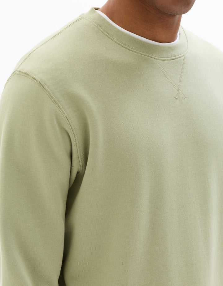 Regular round neck sweatshirt 100% cotton
