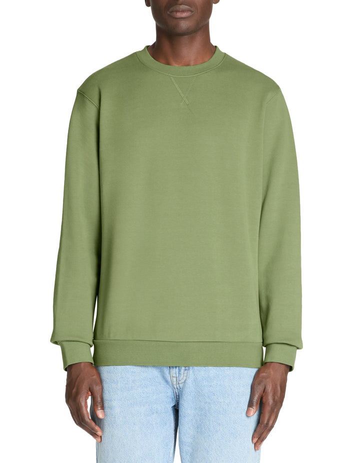 Cotton crew neck sweatshirt