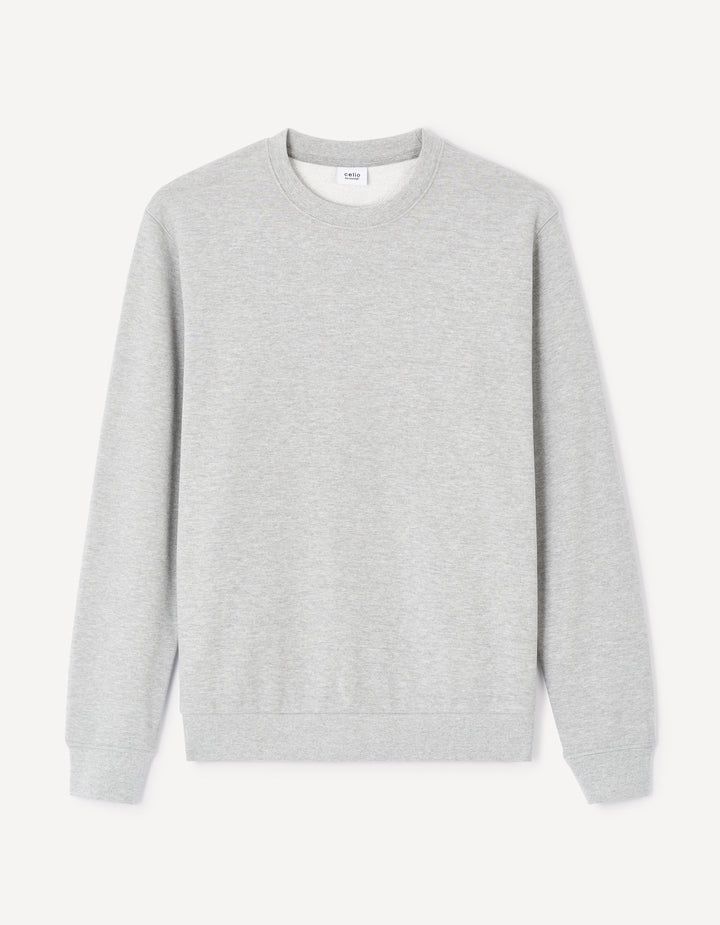 Cotton crew neck sweatshirt