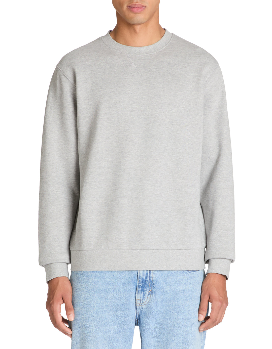 Cotton crew neck sweatshirt