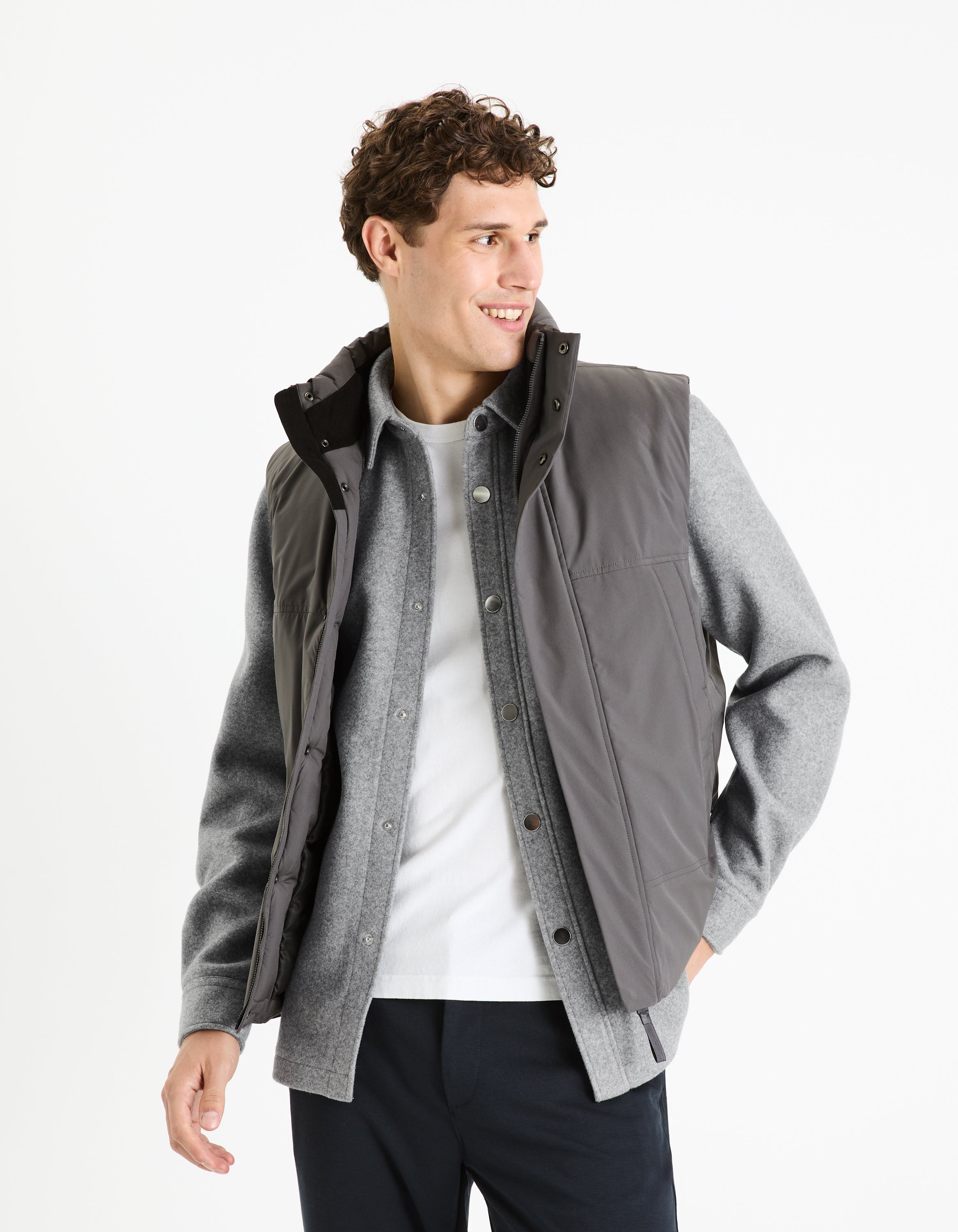 Grey anorak sale