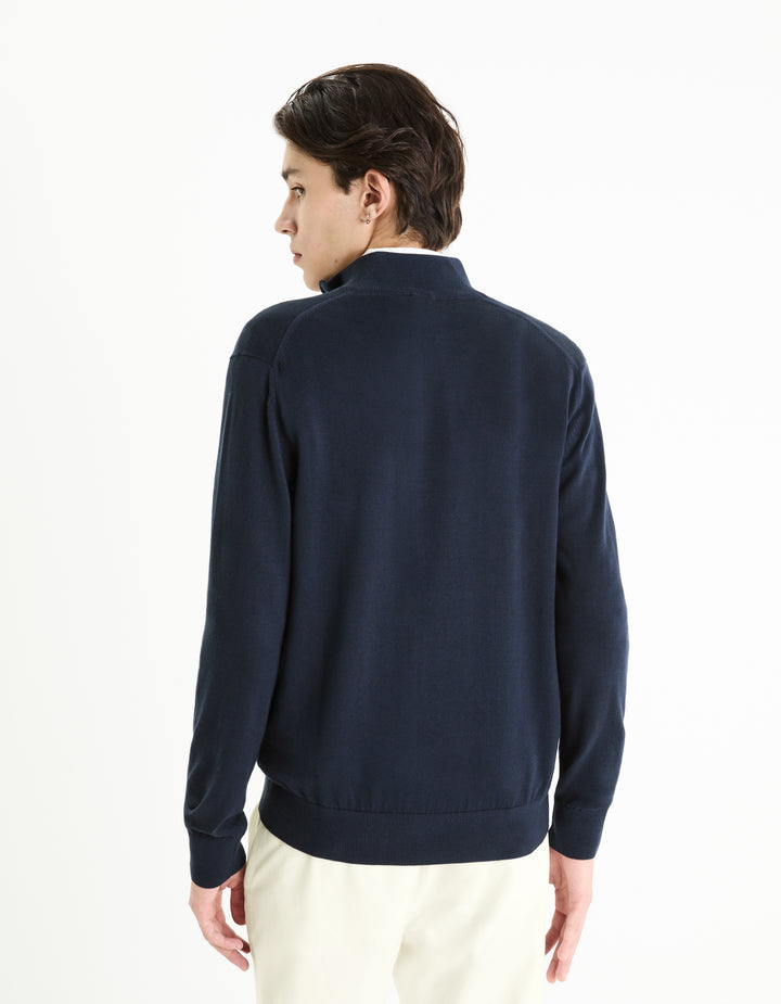 100% cotton round neck sweater