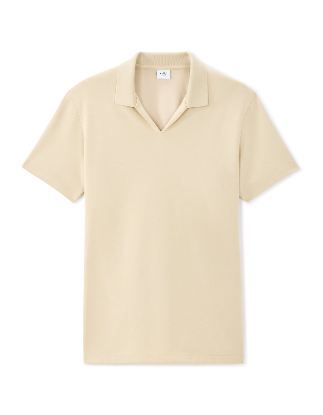 Men - Knitted - Polo Shirt - Short sleeves