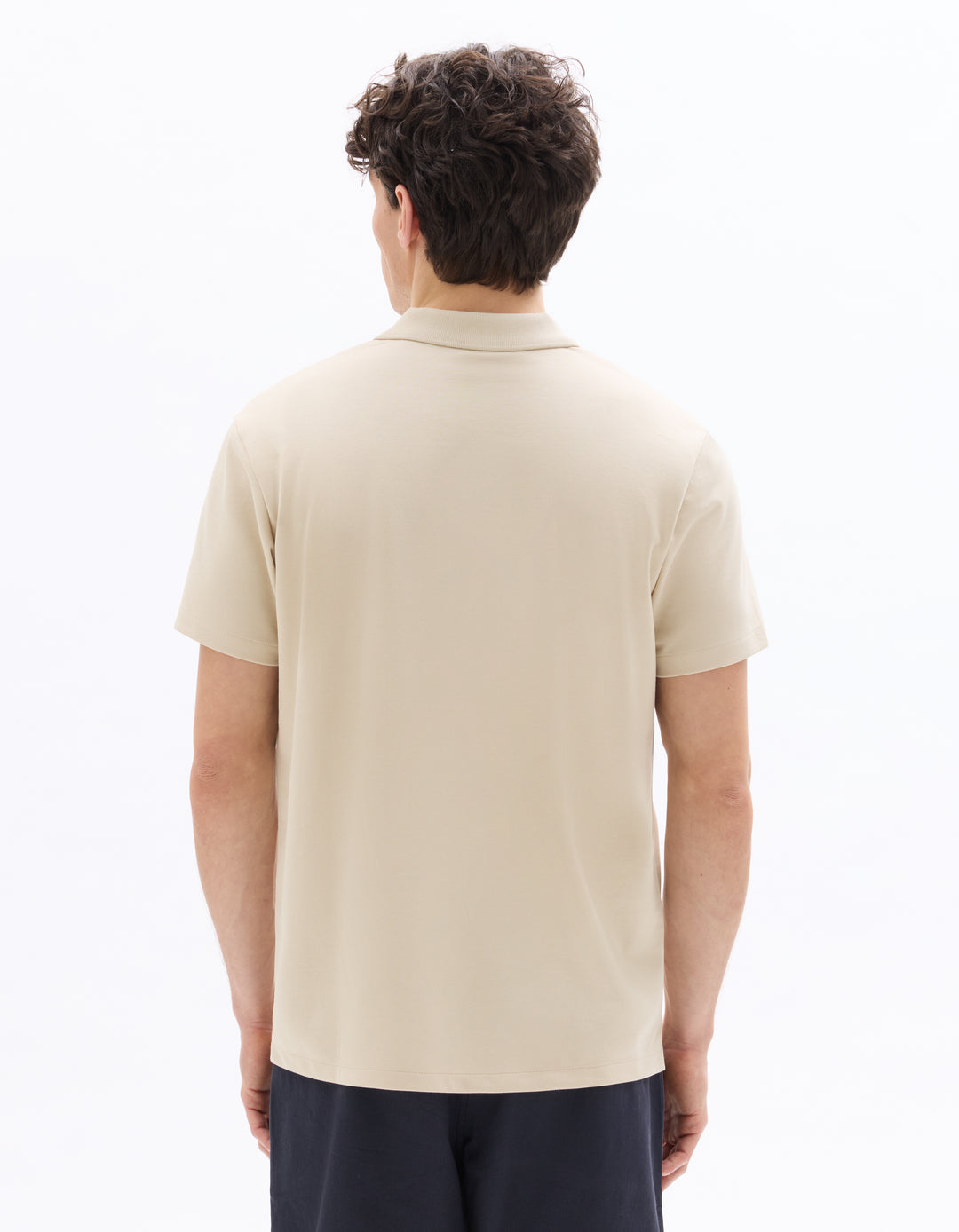 Men - Knitted - Polo Shirt - Short sleeves