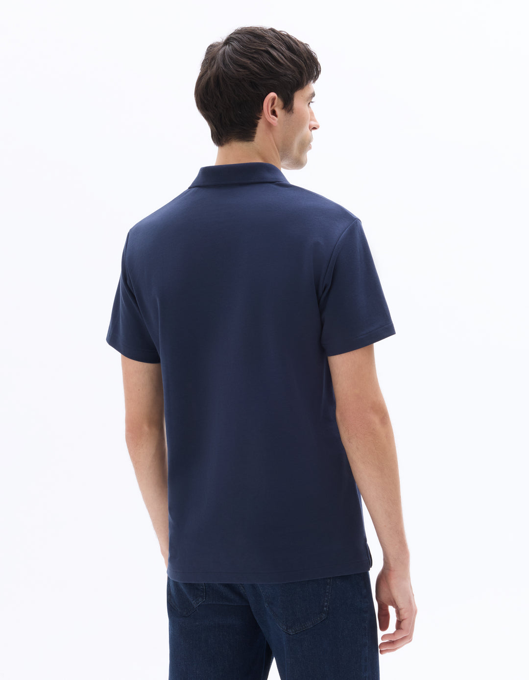 Men - Knitted - Polo Shirt - Short sleeves
