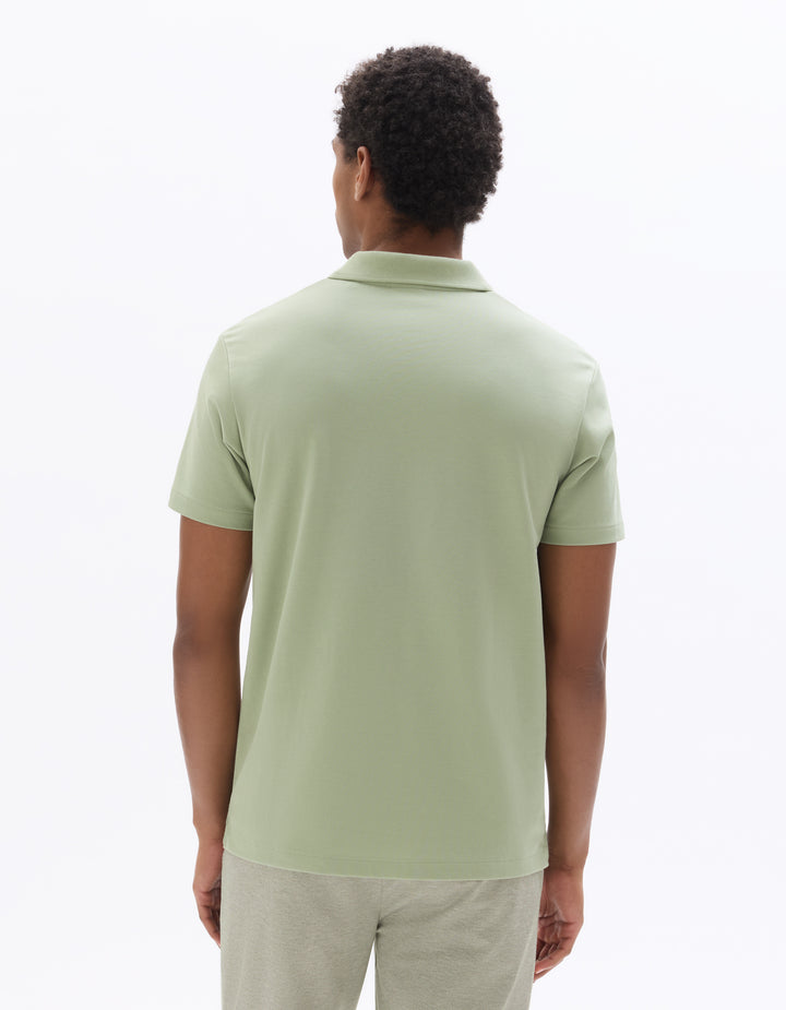 Men - Knitted - Polo Shirt - Short sleeves