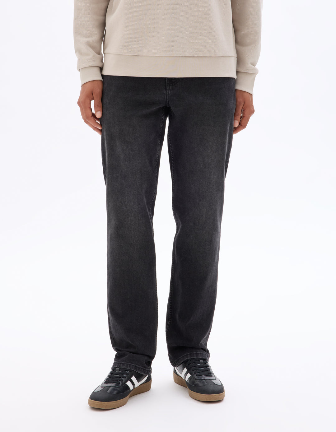 Regular stretch jeans C5 3 lengths - raw