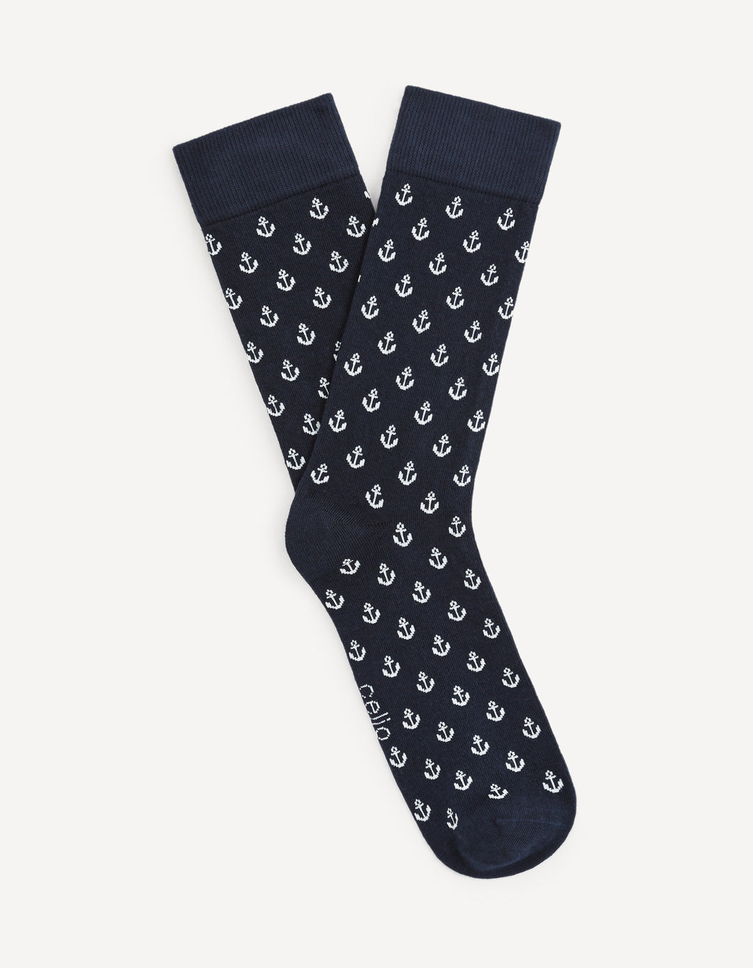 High anchor pattern socks