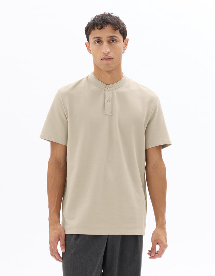 Men - Knitted - Polo Shirt - Short sleeves