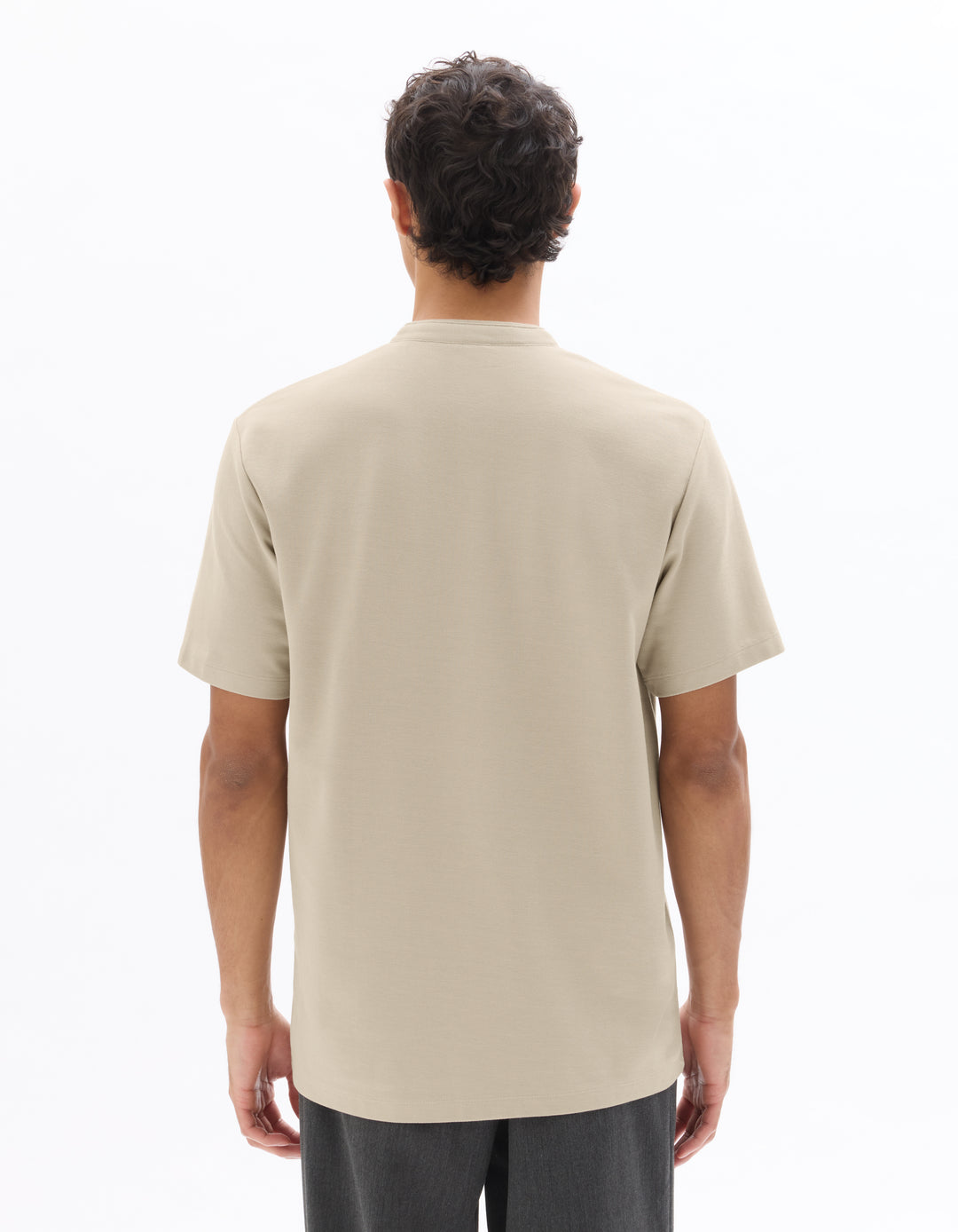 Men - Knitted - Polo Shirt - Short sleeves