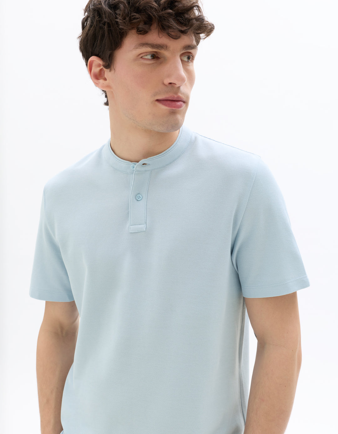 Men - Knitted - Polo Shirt - Short sleeves
