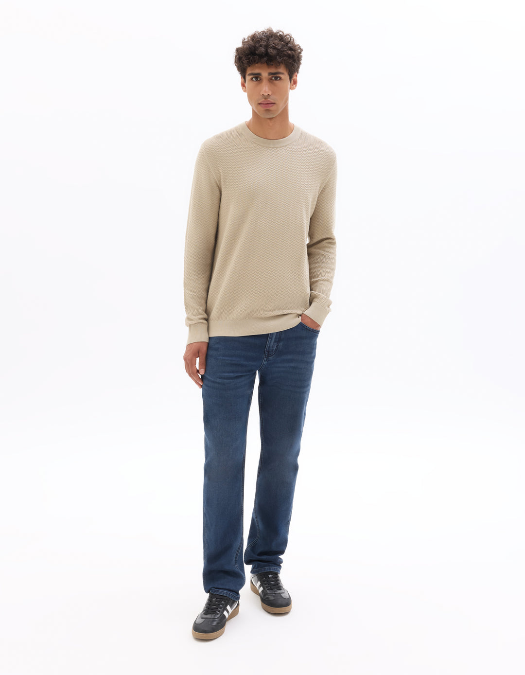 Jean C.35 straight stretch knit 3 lengths