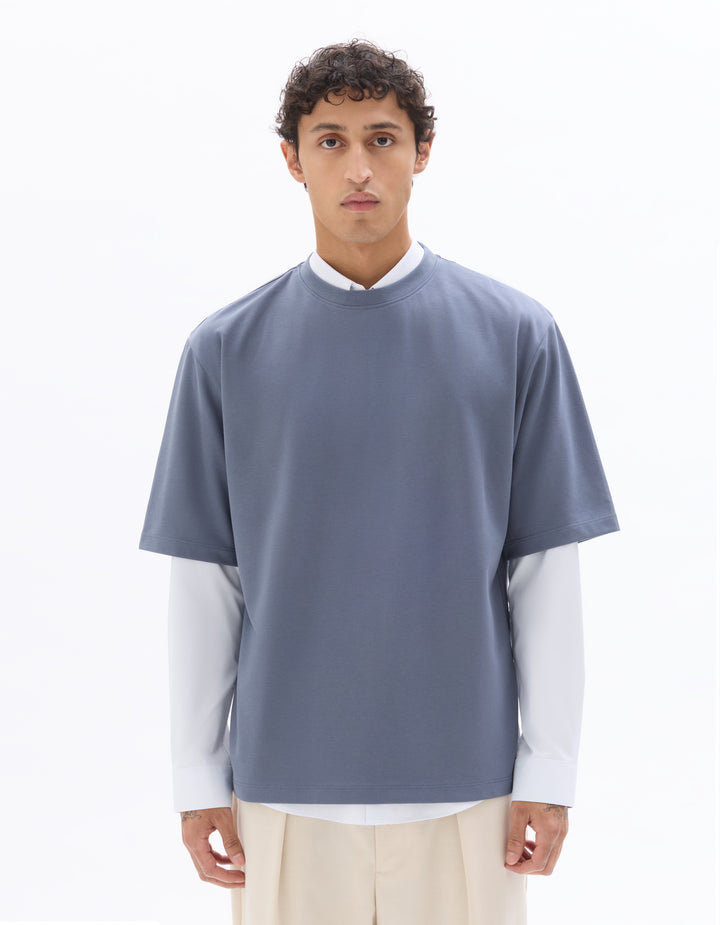 Unisex - Knitted - T-Shirt - Short sleeves - U / V / round neck