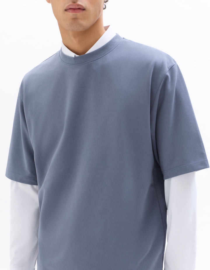 Unisex - Knitted - T-Shirt - Short sleeves - U / V / round neck
