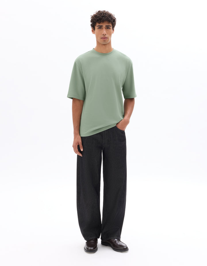 Unisex - Knitted - T-Shirt - Short sleeves - U / V / round neck