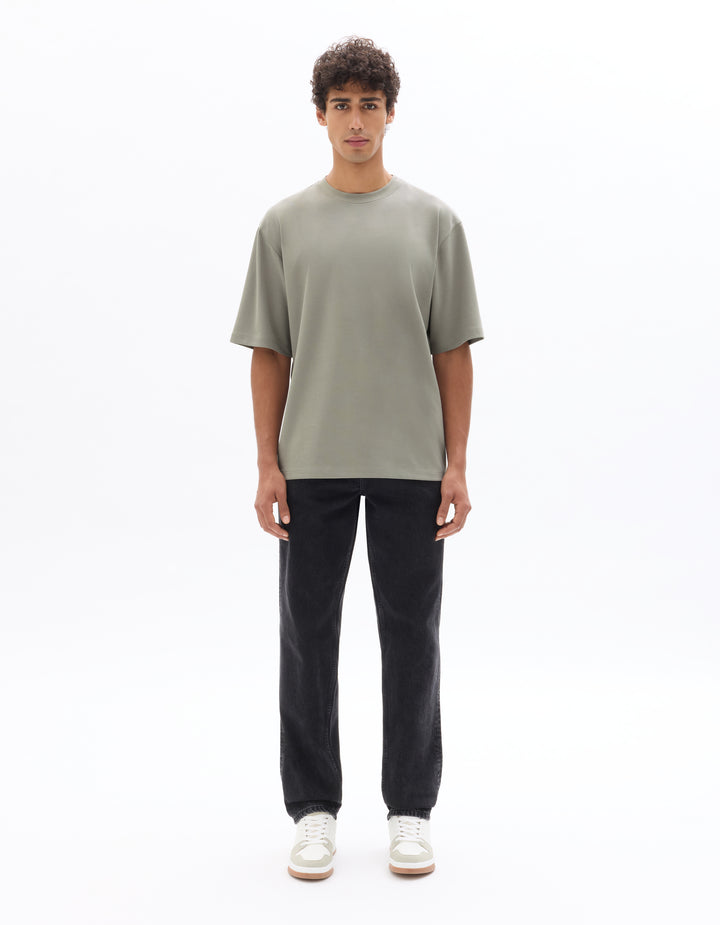 Unisex - Knitted - T-Shirt - Short sleeves - U / V / round neck