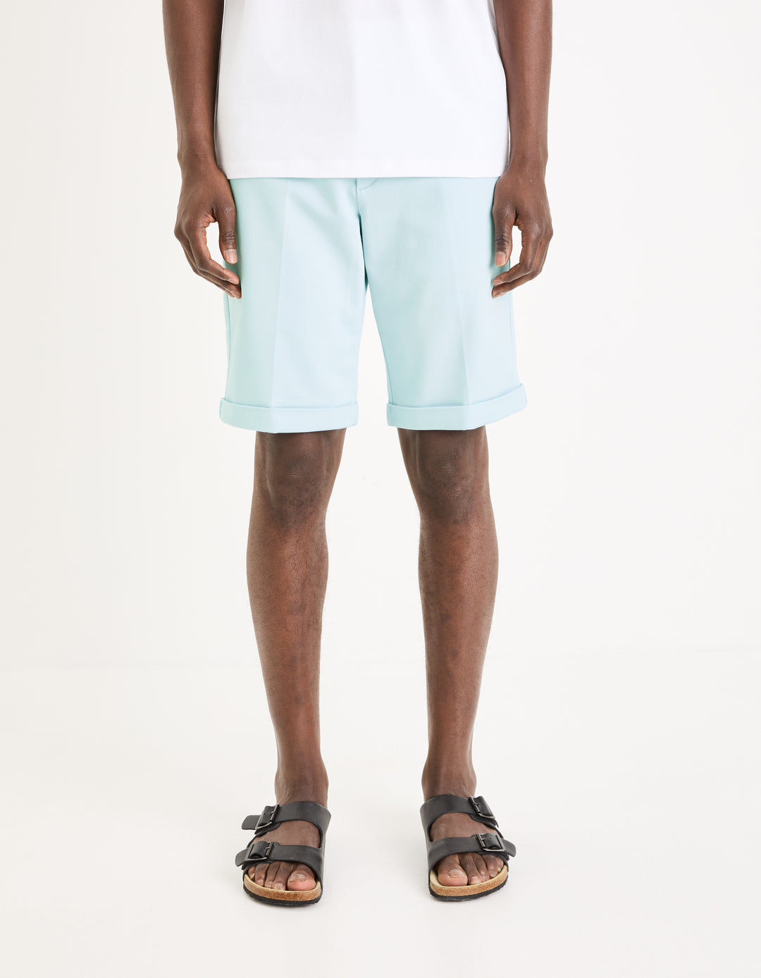 24h stretch cotton Bermuda shorts