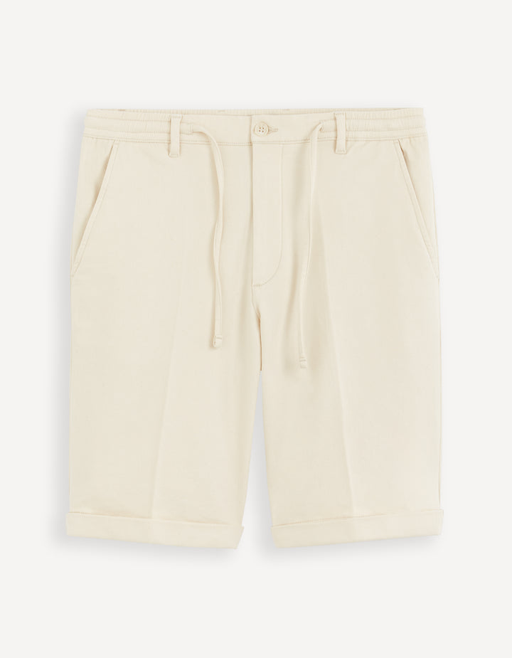 24h stretch cotton Bermuda shorts